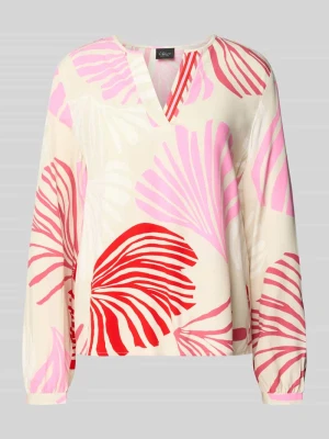 Bluzka z długim rękawem o kroju regular fit z czystej wiskozy s.Oliver BLACK LABEL