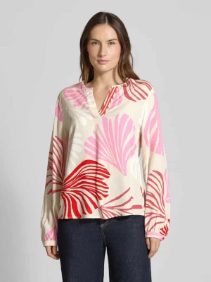 Bluzka z długim rękawem o kroju regular fit z czystej wiskozy s.Oliver BLACK LABEL