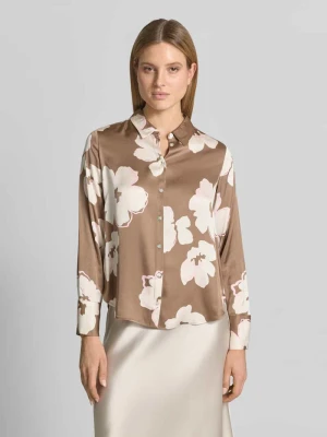 Bluzka z długim rękawem o kroju regular fit z czystej wiskozy s.Oliver BLACK LABEL