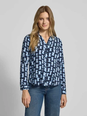 Bluzka z długim rękawem o kroju regular fit z czystej wiskozy Tom Tailor