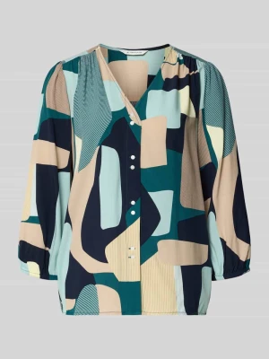 Bluzka z długim rękawem o kroju regular fit z czystej wiskozy Tom Tailor