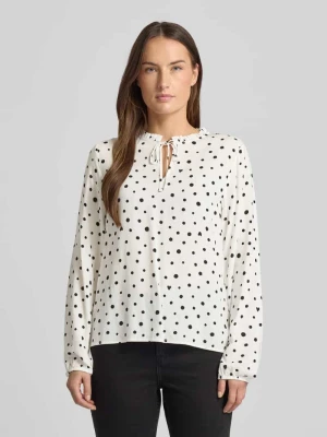 Bluzka z długim rękawem o kroju regular fit z czystej wiskozy Tom Tailor Denim