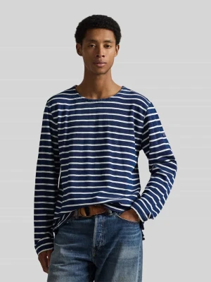 bluzka z długim rękawem o kroju regular fit z detalem z logo Polo Ralph Lauren