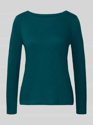 Bluzka z długim rękawem o kroju regular fit z Mieszanka bawełny ekologicznej Tom Tailor