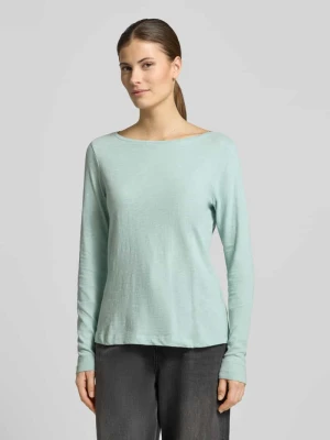 Bluzka z długim rękawem o kroju regular fit z Mieszanka bawełny ekologicznej Tom Tailor