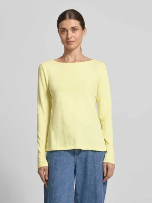 Bluzka z długim rękawem o kroju regular fit z Mieszanka bawełny ekologicznej Tom Tailor