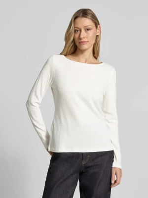 Bluzka z długim rękawem o kroju regular fit z Mieszanka bawełny ekologicznej Tom Tailor