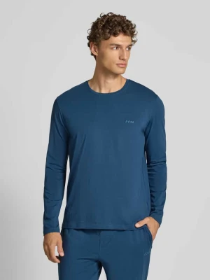Bluzka z długim rękawem o kroju regular fit z mieszanki bawełny model ‘MIX&MATCH’ Boss