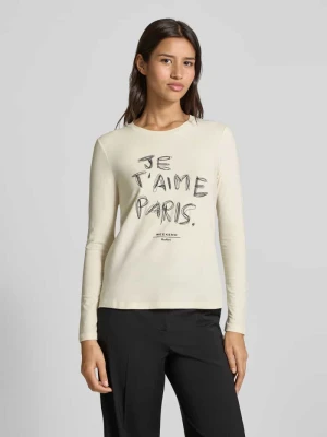 Bluzka z długim rękawem o kroju regular fit z mieszanki bawełny model ‘RENOIR’ Weekend Max Mara