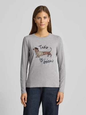 Bluzka z długim rękawem o kroju regular fit z mieszanki bawełny model ‘RENOIR’ Weekend Max Mara