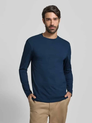 Bluzka z długim rękawem o kroju regular fit z mieszanki bawełny model ‘TCHARK’ Boss Orange