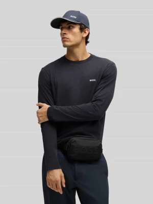 Bluzka z długim rękawem o kroju regular fit z mieszanki bawełny model ‘TEE LONG’ BOSS Green