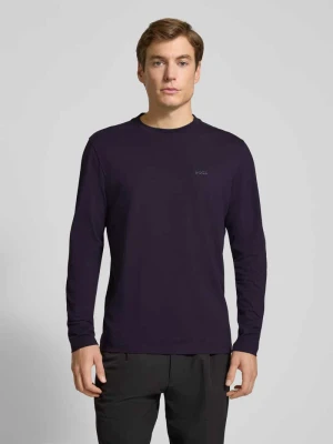 Bluzka z długim rękawem o kroju regular fit z mieszanki bawełny model ‘TEE LONG’ BOSS Green