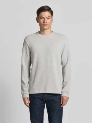 bluzka z długim rękawem o kroju regular fit z mieszanki bawełny model 'WE-TEMPEST' Boss Orange