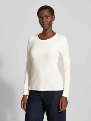 Bluzka z długim rękawem o kroju regular fit z mieszanki bawełny Tom Tailor