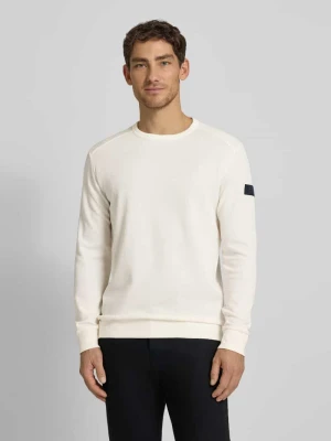 Bluzka z długim rękawem o kroju regular fit z mieszanki bawełny Tom Tailor