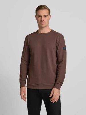 Bluzka z długim rękawem o kroju regular fit z mieszanki bawełny Tom Tailor