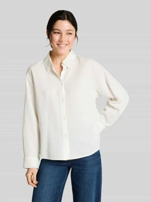 Bluzka z długim rękawem o kroju regular fit z mieszanki bawełny Tom Tailor Denim