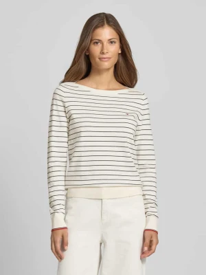 Bluzka z długim rękawem o kroju regular fit z mieszanki bawełny Tommy Hilfiger