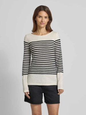 Bluzka z długim rękawem o kroju regular fit z mieszanki dżerseju i bawełny Marc O'Polo