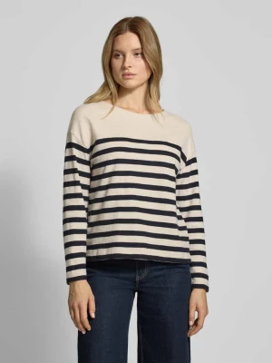 Bluzka z długim rękawem o kroju regular fit z mieszanki dżerseju i bawełny Marc O'Polo