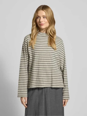 Bluzka z długim rękawem o kroju regular fit z mieszanki dżerseju i bawełny Marc O'Polo