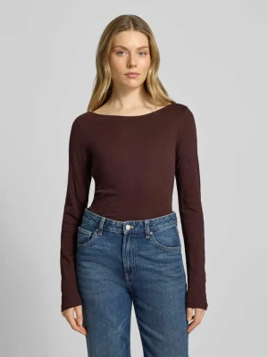 Bluzka z długim rękawem o kroju regular fit z mieszanki dżerseju i bawełny Marc O'Polo