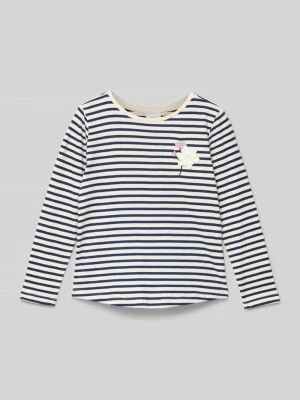 Bluzka z długim rękawem o kroju regular fit z mieszanki dżerseju i bawełny s.Oliver RED LABEL