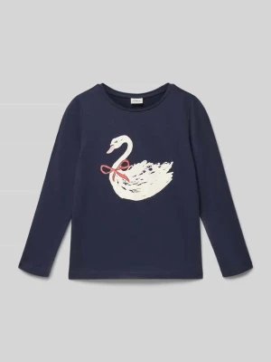 Bluzka z długim rękawem o kroju regular fit z mieszanki dżerseju i bawełny s.Oliver RED LABEL