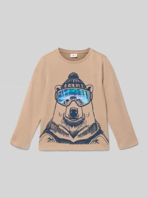 Bluzka z długim rękawem o kroju regular fit z mieszanki dżerseju i bawełny s.Oliver RED LABEL