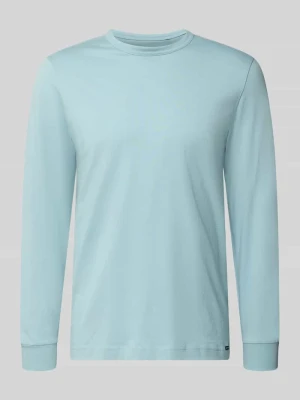 Bluzka z długim rękawem o kroju regular fit z mieszanki dżerseju i bawełny Tom Tailor