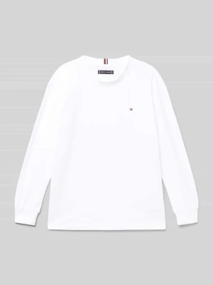 Bluzka z długim rękawem o kroju regular fit z mieszanki dżerseju i bawełny Tommy Hilfiger Teens