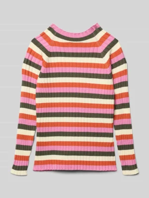 Bluzka z długim rękawem o kroju regular fit z mieszanki wiskozy BLUE SEVEN