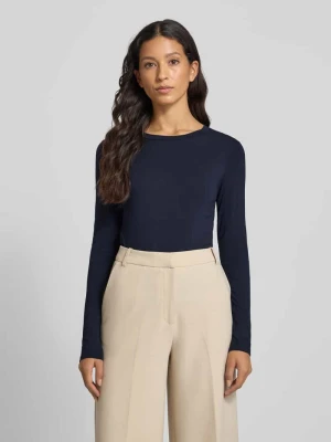 Bluzka z długim rękawem o kroju regular fit z mieszanki wiskozy model ‘MULTI’ Weekend Max Mara