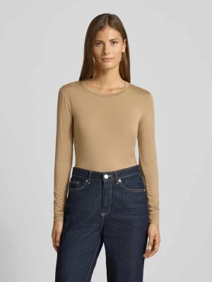 Bluzka z długim rękawem o kroju regular fit z mieszanki wiskozy model ‘MULTI’ Weekend Max Mara