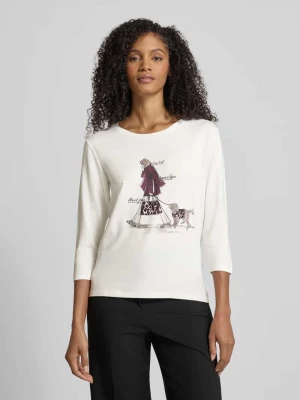 Bluzka z długim rękawem o kroju regular fit z mieszanki wiskozy monari