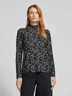 Bluzka z długim rękawem o kroju regular fit z mieszanki wiskozy Tom Tailor Denim