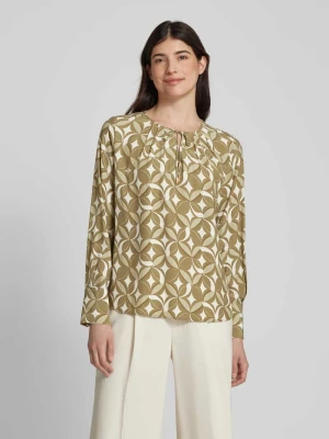 Bluzka z długim rękawem o kroju regular fit z wiskozy s.Oliver BLACK LABEL