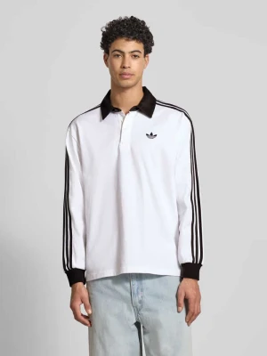 Bluzka z długim rękawem o kroju regular fit z wyhaftowanym logo adidas Originals