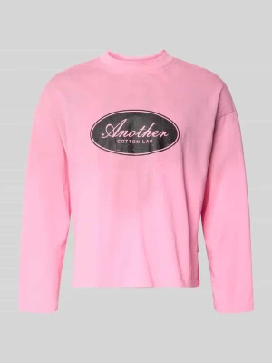 Bluzka z długim rękawem o kroju relaxed fit z bawełny model 'Another Vintage' ANOTHER COTTON LAB