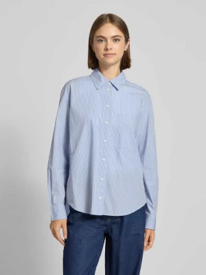 Bluzka z długim rękawem o kroju relaxed fit z czystej bawełny Marc O'Polo DENIM