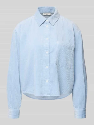 Bluzka koszulowa o kroju relaxed fit z czystej bawełny Marc O'Polo DENIM