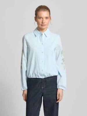 Bluzka z długim rękawem o kroju relaxed fit z czystej bawełny s.Oliver RED LABEL