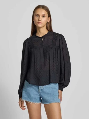 Bluzka z długim rękawem o kroju relaxed fit z czystej wiskozy model ‘PELIA LIFE’ Only