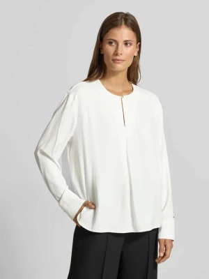 Bluzka z długim rękawem o kroju relaxed fit z czystej wiskozy Tommy Hilfiger