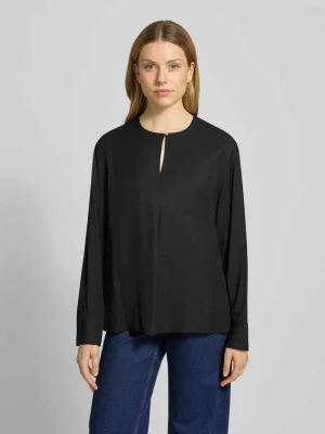 Bluzka z długim rękawem o kroju relaxed fit z czystej wiskozy Tommy Hilfiger