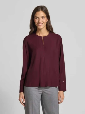 Bluzka z długim rękawem o kroju relaxed fit z czystej wiskozy Tommy Hilfiger