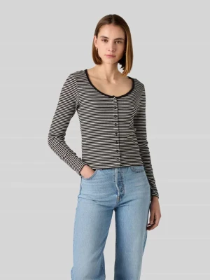 Bluzka z długim rękawem o kroju relaxed fit z mieszanki bawełny Levi's Średnioszary