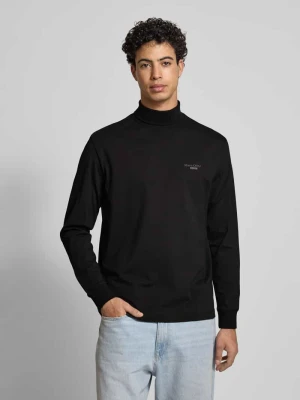 Bluzka z długim rękawem o kroju relaxed fit z mieszanki bawełny Marc O'Polo DENIM