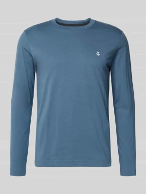 Bluzka z długim rękawem o kroju shaped fit z czystej bawełny Marc O'Polo